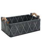 Small Storage Baskets Foldable Rectangle Containers Empty Gift Basket For Dvd Cd
