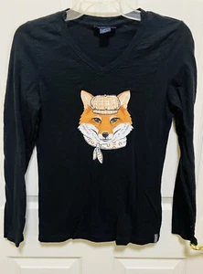 Ariat Black Fox V Next LS T Short Cotton Blend Women’s S Petite - Picture 1 of 7