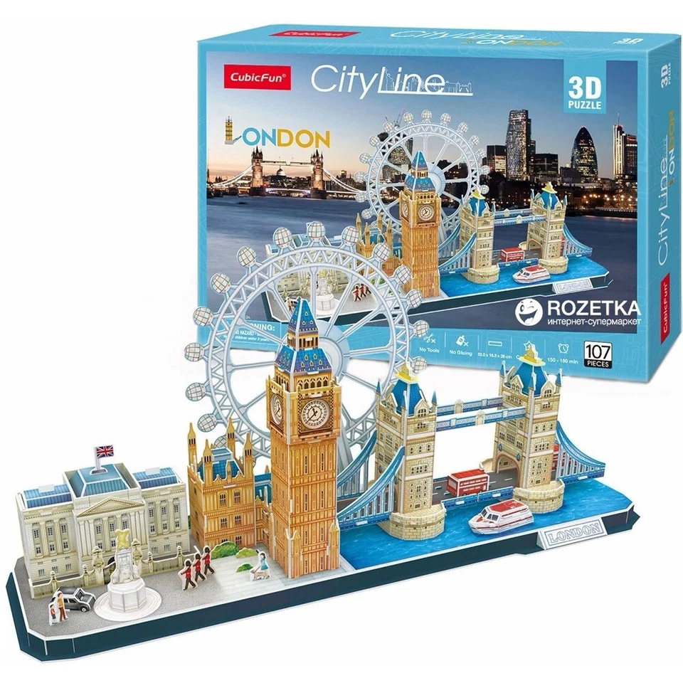 City Line: London 3D Puzzle - Image 1 of 1