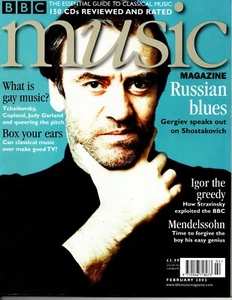 BBC Music Magazine February 2002 Russian Blues Gergiev Speaks Out - Picture 1 of 1