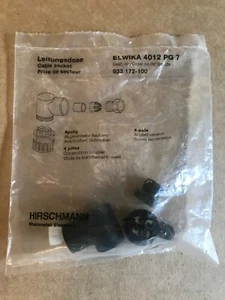 Hirschmann ELWIKA-4012-PG7 Circular Connector Cable Mount Receptacle 4-Pole - Picture 1 of 4