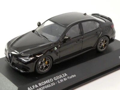 Solido Alfa Romeo Giulia Quadrifoglio 2.9i Bi-Turbo black 2019 1/43 S4313107 - Immagine 1 di 3