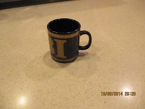 FBI kleine Kaffeetasse Becher blau/gold Sammlerstück - Bild 1 von 5