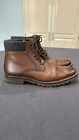 Warfield & Grand Peralta Wingtip Chukka Boots Brown Leather Mens 9