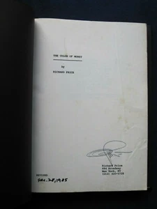 ORIGINAL THE COLOR OF MONEY SCRIPT - SIGNED by TITLES DESIGNER - A SCORSESE FILM - Picture 1 of 9
