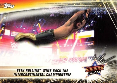 2019 Topps WWE Summerslam Wrestling Seth Rollins #93 - Image 1 of 2