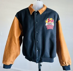 Dehen 2000 Tostitos Fiesta Bowl Letterman’s Jacket Tennessee vs Nebraska Size L - Picture 1 of 6