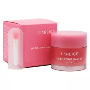 MÁSCARA PARA DORMIR LANEIGE LABIAL EX BERRY 0,7 oz / 20 g Kawaii K-BEAUTY Brillo labial ROSA - Imagen 1 de 9