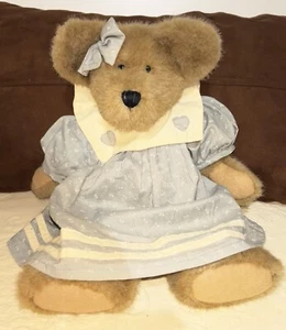 Boyds Bear Teddy Skylar Thistlebeary Floppy Jointed 16” Blue Dress W/Tag Vintage - Picture 1 of 5