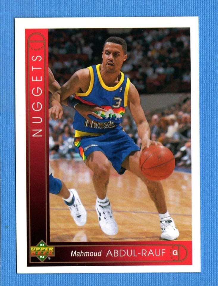 1993-94 Upper Deck #44 Mahmoud Abdul-Rauf Denver Nuggets - Image 1 of 1