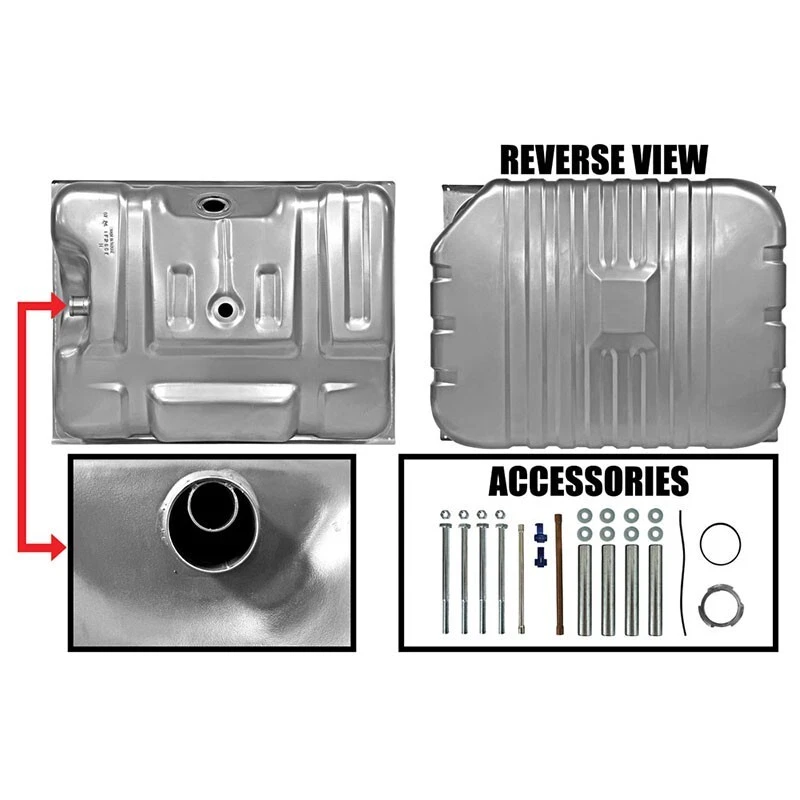 FUEL GAS TANK 38 GALLONS  1980-84 FORD TRUCK W/ROLL OVER VALVE HOLE Foto 1 de 1