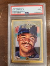 1997 Donruss Diamond Kings #1 Ken Griffey Jr 6478/10000 PSA 9