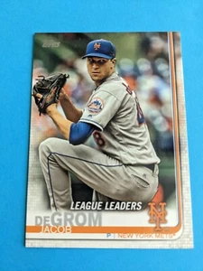 2019 Topps - League Leaders #19 Jacob deGrom. Nm-MT. Free Shipping - Picture 1 of 2