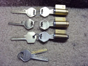 3 Kaba KiK 6 Pin Schlosskerne mit Schlüssel - Bild 1 von 3