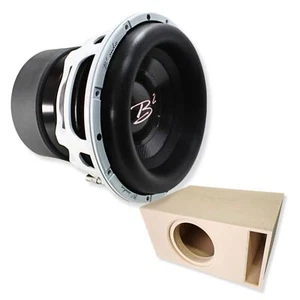 B2 Audio RAGEXL 12" 3500W RMS Dual 1-Ohm w/Tru Spec S12ELITE Enclosure COMBO-21 - Picture 1 of 8