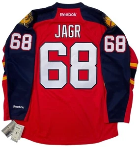 JAROMIR JAGR 2014 FLORIDA PANTHERS REEBOK PREMIER JERSEY XL - Picture 1 of 6