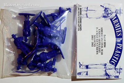 Armies in Plastic American Civil War Union Artillery Gun Crews Hardee Hats 1/32 - Image 1 of 3