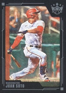 2022 Panini Diamond Kings Juan Soto #124 Blue Frame Washington Nationals