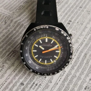 Citizen Record Master 4-570057 TA Chronograph Vintage Manual Winding Mens Watch - Picture 1 of 10