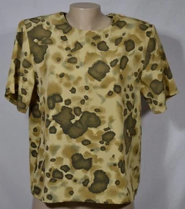 Prenda para el torso JORDAN bronceado/marrón estampado animal manga corta grande sin forrar carrera cuadrada - Imagen 1 de 7