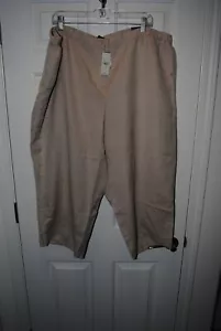 Pantalone Capri lino Lane Bryant nuovo con etichetta taglia 28 - Foto 1 di 5