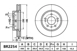Bendix Ultimate Rear Brake Rotor for Mercedes Benz ML280 W164 OM642.940 Diesel 2 - Picture 1 of 1