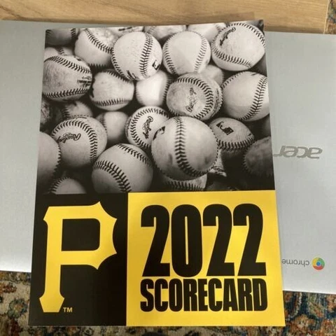 Pirates Cardinals Stadium Scorecard Albert Pujols Homerun 703 10/3/22 NO Ticket Cover