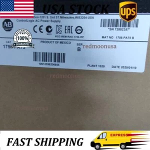 New Factory Sealed Allen-Bradley 1756-PA75 ControlLogix AC Power Supply 1756PA75 - Picture 1 of 5