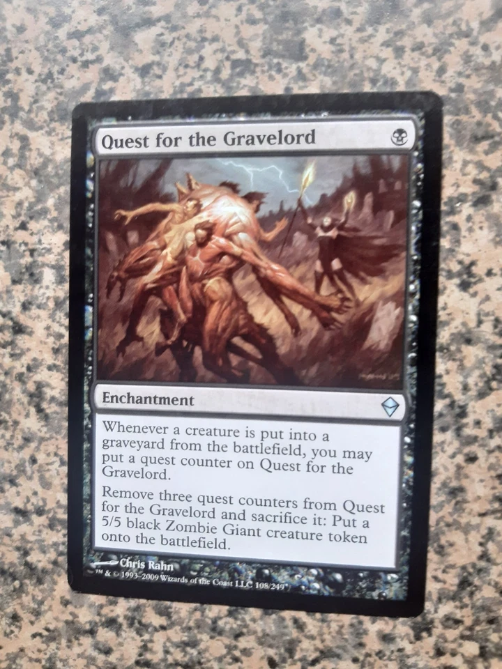 MTG - 1 x Quest for the Gravelord - Zendikar - Image 1 of 1