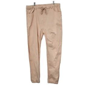 Victorious Pink Cotton Pants Elastic Ankle and Waist Big and Tall Size 5XL - Picture 1 of 6