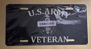 New U.S. ARMY VETERAN LICENSE PLATE - Picture 1 of 2