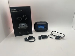 MINISO M98 Headphone Wireless Earbuds Bluetooth 5.4 Headphones in Black Color - Picture 1 of 6
