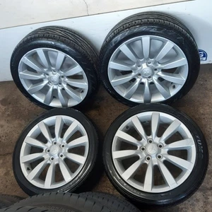 2007 - 2017 SET OF 4 MITSUBISHI LANCER 18'' INCH ALLOY WHEELS 215/45R18 TYRES - Picture 1 of 18