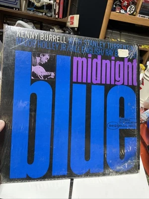 Kenny Burrell - Midnight Blue LP Blue Note BST 84123 Jazz In Shrink Well Used Foto 1 de 4