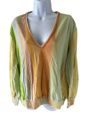 Blusa Jersey Algodón Tie Dye Londres Bl^nk Nueva Sin Etiquetas Talla Grande Foto 1 de 4