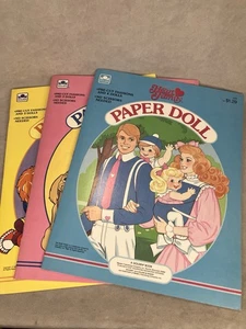 Vintage Punky Brewster, Rainbow Brite And The Heart Family Paper Doll Books - Picture 1 of 9