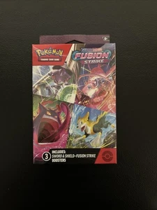 Pokémon TCG: Schwert & Schild Fusion Strike 3 Booster Pack Hanger Neu Factory Seal - Bild 1 von 2