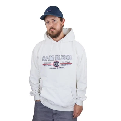 Sudadera con Capucha Stussy San Diego De Colección Para Hombres XL Hecha en EE. UU. Blanca Peso Pesado Foto 1 de 4