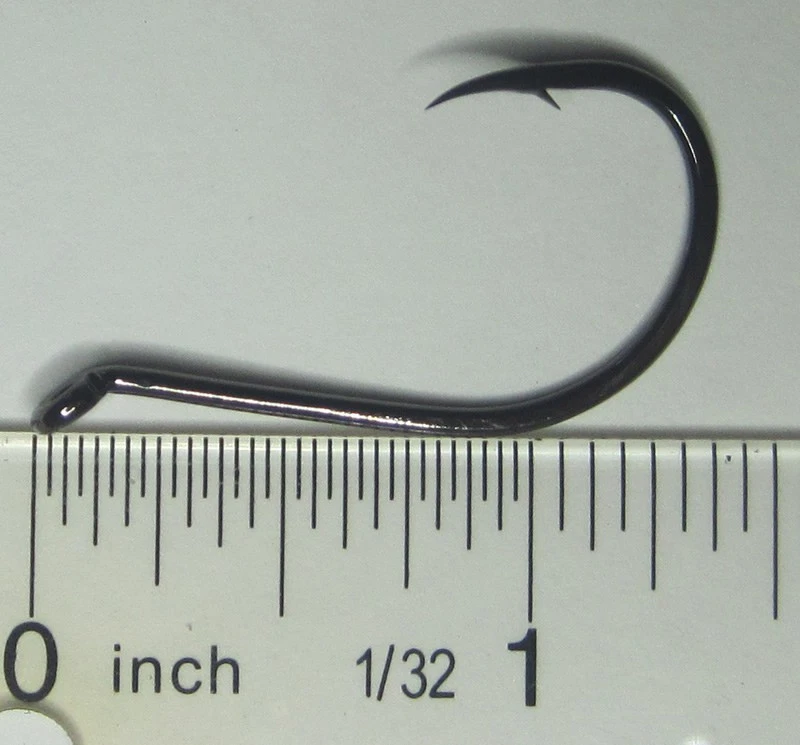 50 Gamakatsu Octopus Hooks 02414 4/0 NSB Black Nickel Finish - Image 1 of 1