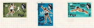 FIJI - 1966 SOUTH PACIFIC GAMES - Sc#217/219 - FU - COM 292 - Picture 1 of 1