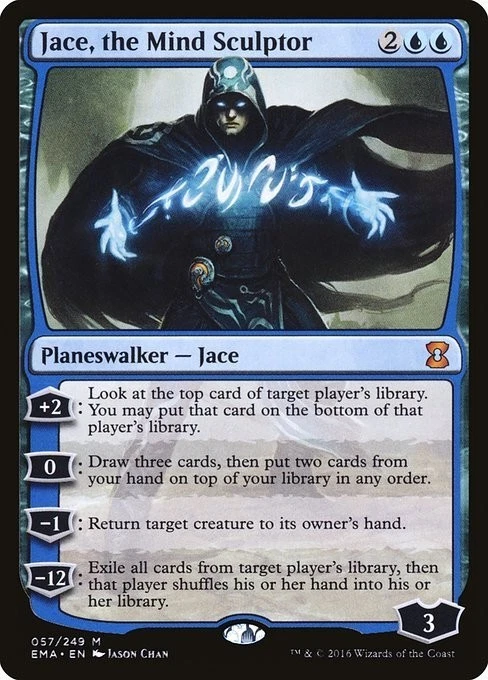 MTG Jace the Mind Sculptor Eternal Masters English Blue Card NM - Image 1 of 1
