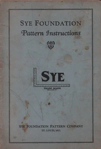 Sye Foundation Pattern Instruction Antique Catalog Helen Hall 1931 - Picture 1 of 4