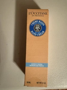 Neu! L'OCCITANE Trockene Haut Handcreme mit 20% Sheabutter 150ml/5,1oz VOLLE GRÖSSE! - Bild 1 von 5