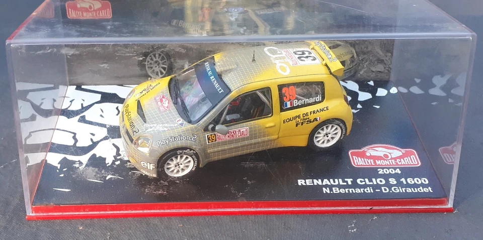 Modellino Die Cast 1:43 Renault Clio s1600 Bernardi Rally Monte Carlo 2004 - Immagine 1 di 1