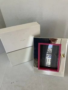 Marco Kate Spade Cabo Isabella 5x7 Rosa Plateado Lenox NUEVO Caja Abierta - Imagen 1 de 13