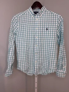 Polo Ralph Lauren Boy's Long Sleeve Checked Shirt Button-Up, Size L (14-16) - Picture 1 of 5