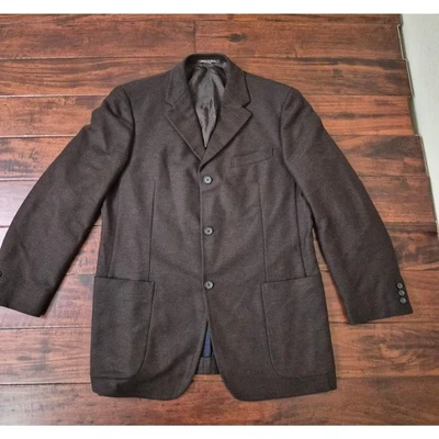 Blazer masculino Ermenegildo Zegna lã cashmere tamanho 42 EUA e 52 Itália.  - Imagem 1 de 4