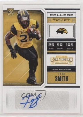 2018 Panini Contenders Draft Picks College Ticket Ito Smith #291 Rookie Auto RC - Image 1 of 2
