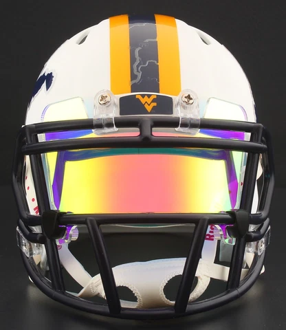 WEST VIRGINIA MOUNTAINEERS NCAA Riddell SPEED Mini Football Helmet Cover