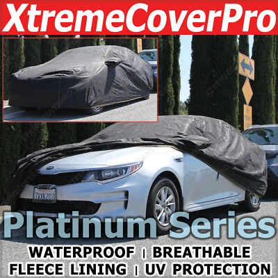 FUNDA COCHE IMPERMEABLE CON BOLSILLO ESPEJO NEGRA PARA 2019 2020 2021 2022 2023 KIA FORTE Foto 1 de 4